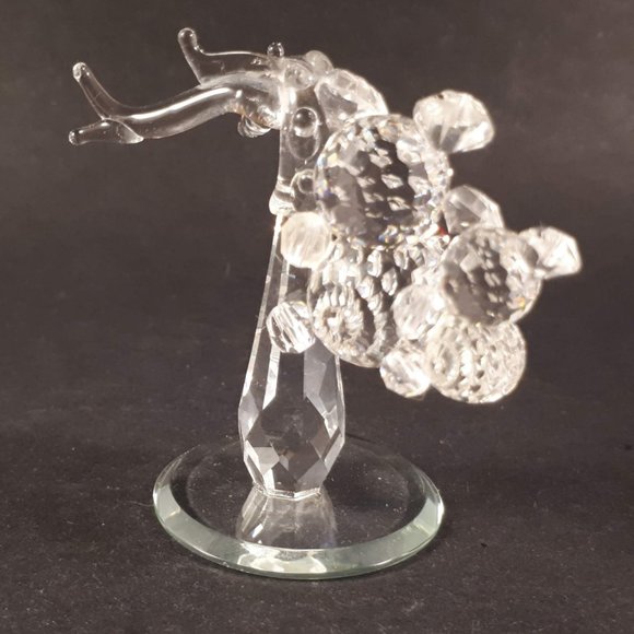 Beautiful Vintage Crystal Symphony austrian fine crystal teddy bears figurine - Picture 5 of 11